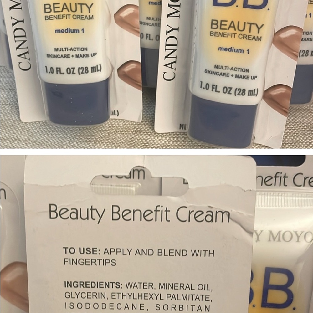 Candy Moyo BB Cream Medium Buy 3 for $12, excellent lightweight, easy blending.